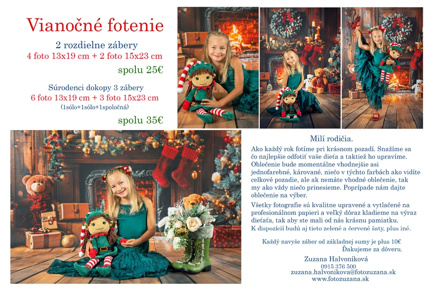Vianočné fotenie - 4.11.2026